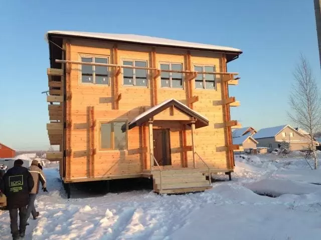 Дом из бруса 8х12 м
